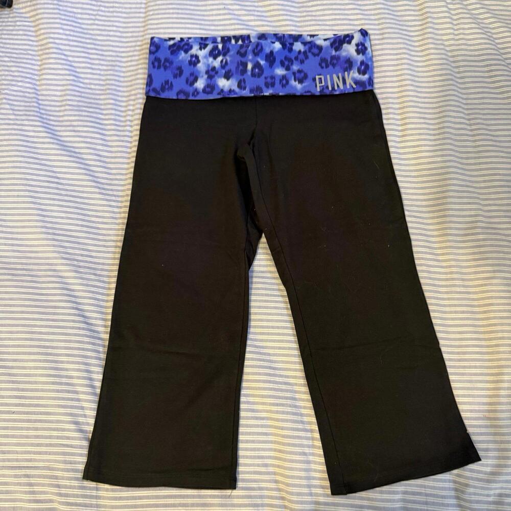 Y2K PINK Victorias Secret Foldover Capri Pants